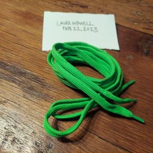Golden Goose new green laces. 110cm